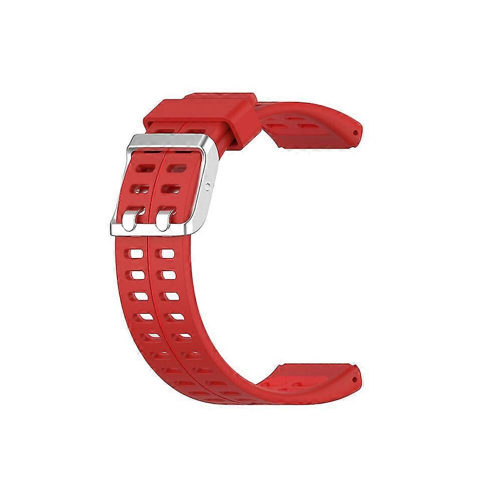 (Red+Red**) Polar V800 Replacement Band Adjustable Sweatproof Silicone Wristband Watch Strap Red 7624176665448