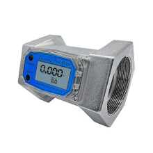 (2.5 inches) Electronic Liquid Flow Meter compatible with Fuel & Water, 1-3 Inch Sensor, High Accuracy Flowmeter
