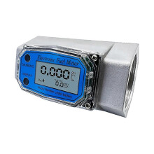 (2 inches) Electronic Liquid Flow Meter compatible with Fuel & Water, 1-3 Inch Sensor, High Accuracy Flowmeter