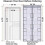 Cortina de porta magnética com isolamento térmico, tela de privacidade com fechamento automático, tamanho 34x81 polegadas 2