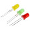 60 Pcs 5mm Dia Round Assorted Colors LED Light Emitting Diodes Lamp DC 3V 2