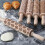 Carved Rolling Pin with Christmas Print, Baking Tools 4