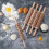 Carved Rolling Pin with Christmas Print, Baking Tools 5