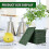 Conjunto de 40 esponjas de limpeza reutilizáveis verdes para louça e cozinha. 4