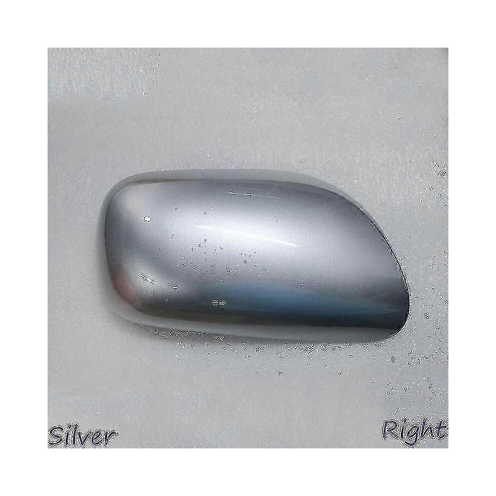 ( Right) Toyota Yaris 2006 - 2011 Rearview Mirror Cover, Reverse Mirror Shell Silver 7624176666681