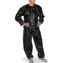 (Black, 4XL) Sweat Suit For Sauna Gym Training Weight Loss
