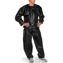 (Black, L) Sweat Suit For Sauna Gym Training Weight Loss