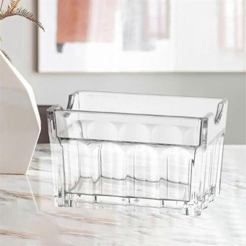 Acrylic Sugar Packet Holder Sugar Bag Storage Container Dish Display Sachets Tissue Bowl 2
