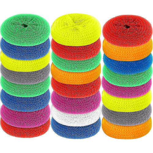 Esponjas de limpeza de plástico para pratos e panelas, esponja de nylon. 1