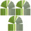 Papier Fond Vert Pour DIY Scrapbook Décoration 2