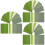 Papier Fond Vert Pour DIY Scrapbook Décoration 5