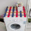 Dustproof Cotton Refrigerator Cover Decoration Top with Side Storage Bag 3