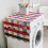Dustproof Cotton Refrigerator Cover Decoration Top with Side Storage Bag 5