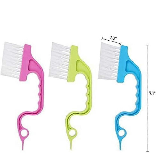 Hand-held Groove Gap Cleaning Tools, 2pcs Door Window Track Brushes 2