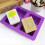 Silicone Baking Mould, 2-Piece Rectangular Set with 4 Cavity Tree Design 5