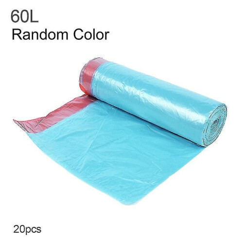 20pcs Thick Auto Drawstring Trash Garbage Bag for Kitchen Rubbish60L 1