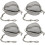 4 Pieces Stainless Steel Tea Strainers, Reusable Tea Balls 2
