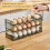 3 Tier Egg Holder Rack Egg Storage Rack Egg Organizer for Refrigerator Countertop, Hold 36 Eggs (Green) 4