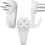 Invisible Nail Screws Wall Hooks, 100Pcs, 30x15mm 3