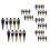 50 Pieces Metal Wine Stopper Inserts Set with Threaded Post for Wood 2