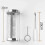 Stainless Steel Automatic Flipping BBQ Grills, Adjustable Width Skewers20CM Set 2