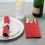 Disposable Dinner Napkins with Built-in Flatware Pocket for WeddingRed 5