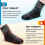 (Medium  Pack of 1) Achilles Tendonitis Ice Pack Wrap Reusable Gel Cold Therapy Sock 3