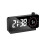Multifunctional LED Screen Mirror Rechargeable Alarm Clock Reminder Visual Timer (Black) 1