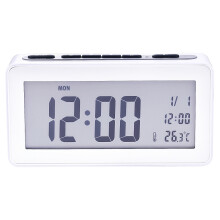 AQ139N LED Display Desktop Alarm Clock (White)