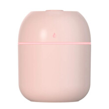 USB plug-in car/home air purifier with water droplet humidifier, large capacity spray (pink water droplet).