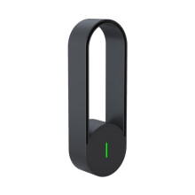 USB-powered negative ion air purifier and odor remover (black)