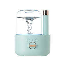 Large-capacity humidifier aroma diffuser for home use, automatic fragrance sprayer with night light (green)