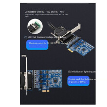 PCI Expansion 4 RS422 RS485 Expansion Card PCI-E To -422 -485 Multi-Serial Card Industrial Protector