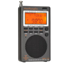 HanRongDa HRD-747 Portable Multiband Radio FM/MW/SW/SSB/LSB/AIR/CB/VHF/UHF/UBD/WX Full-Band Stereo Radio Receiver