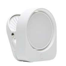 Eye-care Study Desk Lamp Dormitory Bedside Reading Rechargeable Clip-On Night Lamp(White)