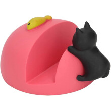 Phone Holder Stand, High Stability Phone Holder Cute Black Cat for Home (1pc, Color) cy