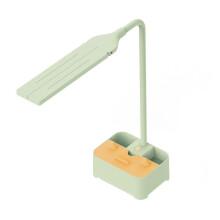 TD6 Student Phone Holder, Pen Holder, Eye-Protecting USB Desk Lamp (Green)