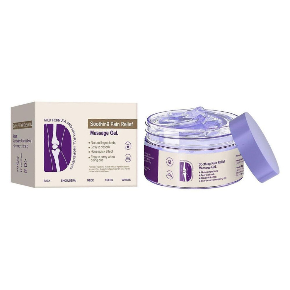 (3pcs, 100g) Joint Gel Purple Gel, Soothing Massage Cream, Joint Activities Throughout The Body, Soothes Knees, Lumbar, Neck, Hands, And Feet