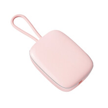 YG-02 Mini UVC Ultraviolet Toothbrush Sterilizer Box, Portable USB Rechargeable Travel Sterilizer (Pink)