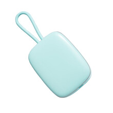 YG-02 Mini UVC Ultraviolet Toothbrush Sterilizer Box, Portable USB Rechargeable Travel Sterilizer (Green)