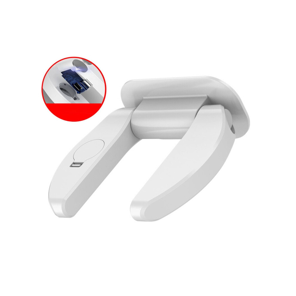 Living Alone Anti Burglary Door Stopper No Hole Child Safety Lock With Alarm(White) 6083684931086