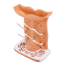 Effizienter Babyflaschen Abtropfhalter Kunststoff Orange