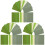 Papier Fond Vert Pour DIY Scrapbook Décoration 1