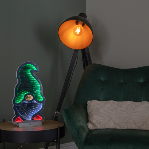 Snow Time 40cm Light up Christmas Gonk Infinity Light with Multi-Coloured LEDs 2
