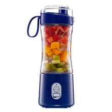 6-Blade Wireless Electric Juicer (Dark Blue) - Ready to Drink After Opening
