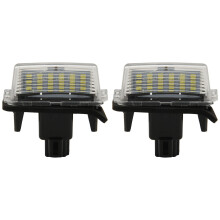 4Pcs Car LED License Plate Light Parking Light External License Plate Light for Camry