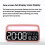 LED Ambient Light Bedside Alarm Clock Home Decor Multi-Function Clock With White Light(Green) 2