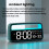LED Ambient Light Bedside Alarm Clock Home Decor Multi-Function Clock With White Light(Green) 3