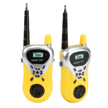 1 paar intelligente draadloze walkie-talkies met afstandsbediening en interactief dialoogsysteem voor kinderen (geel)