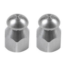 2X Pipe Jetter Pressure Washer Drain Sewer Cleaning Pipe Jetter Rotary Nozzle 5 Jet (1/4 Inch )